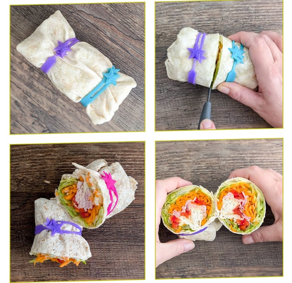 So faltet man Wraps, damit sie nicht auseinanderfallen